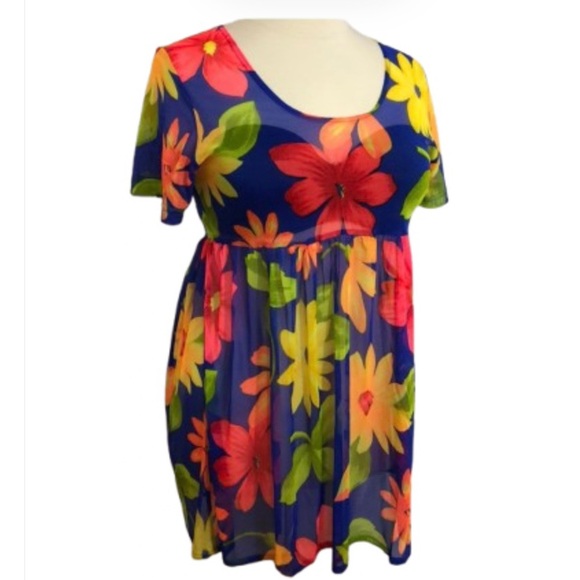 Mesh Swimsuit Coverup - Picture 2 of 5